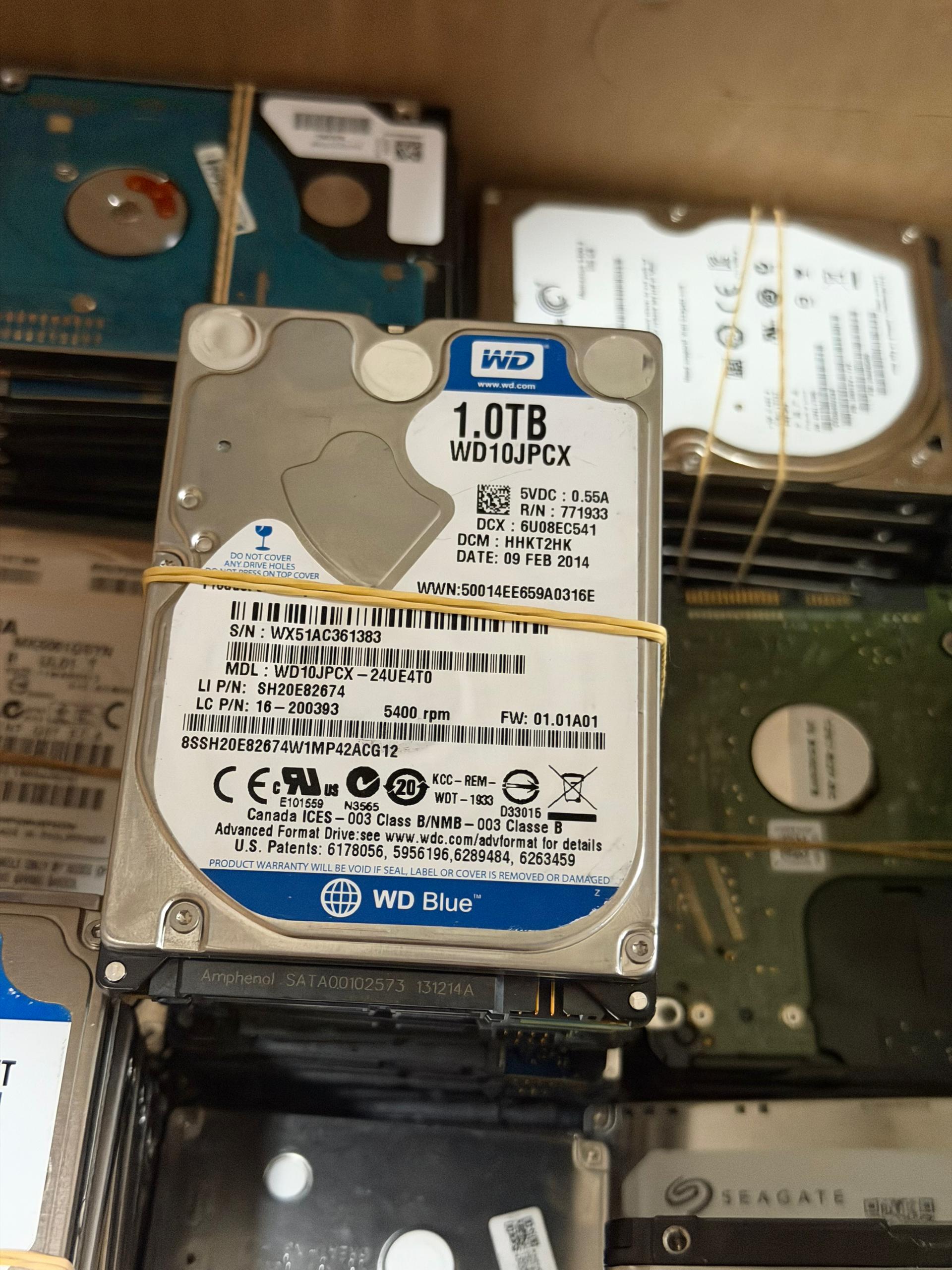 Laptop Hard Drive HDD 1TB