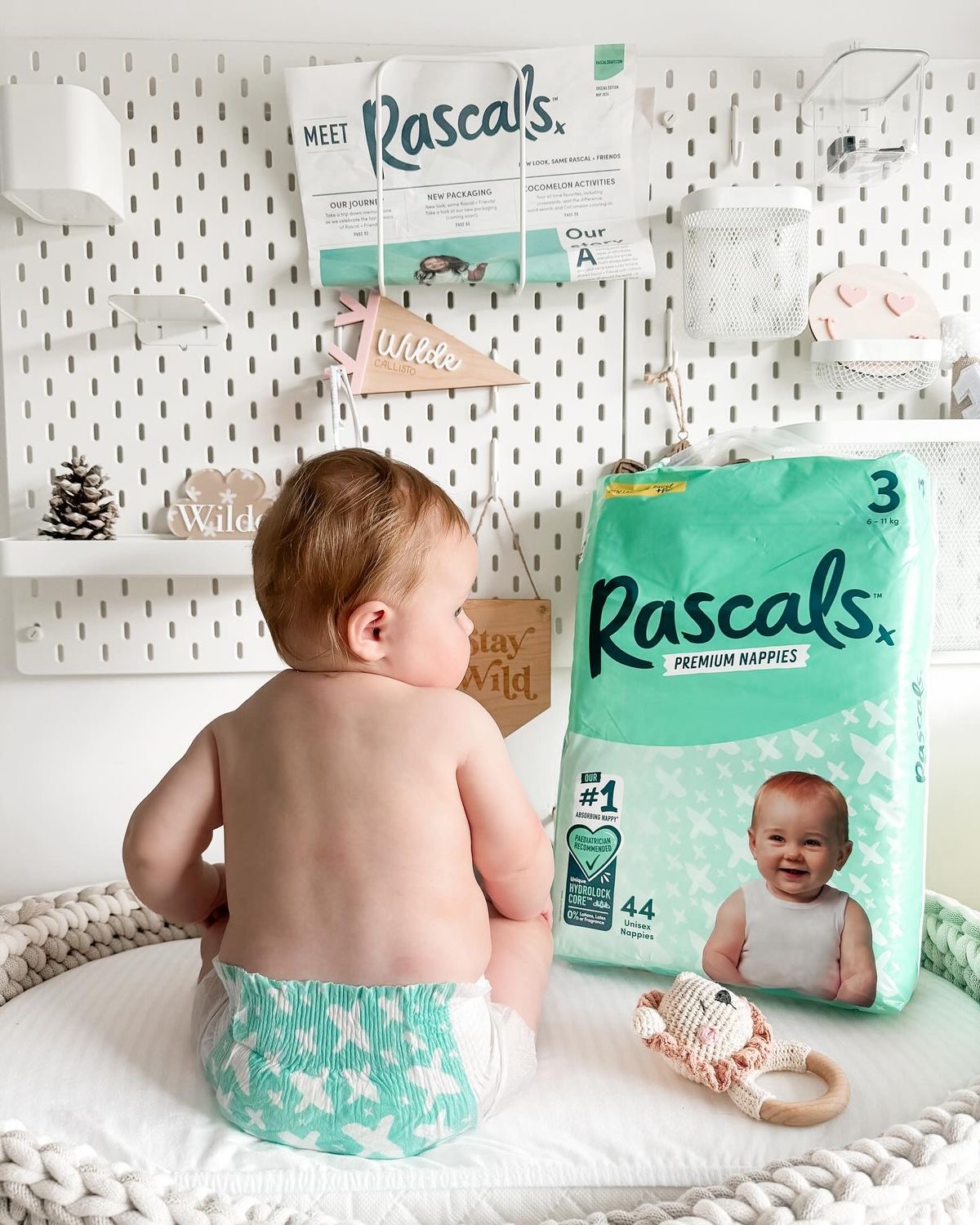 European baby diapers and wipes